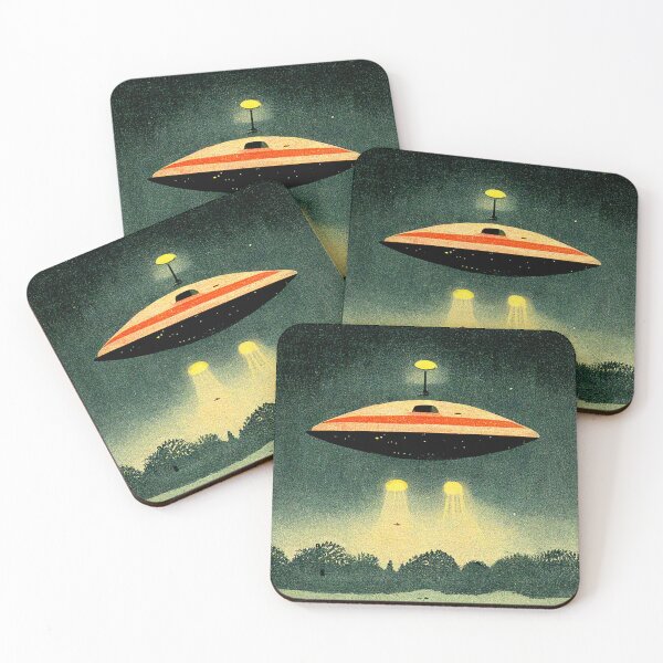 Item preview, Vintage Alien Abduction UFO designed and sold by vladocar.