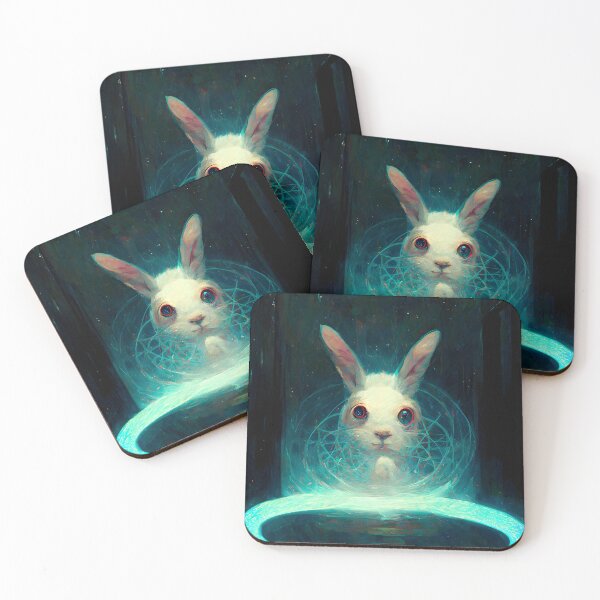 Item preview, Rabbit Leaping into a Wormhole designed and sold by Jaraz.