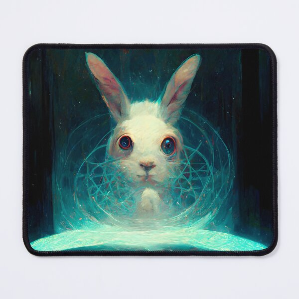 Item preview, Rabbit Leaping into a Wormhole designed and sold by Jaraz.