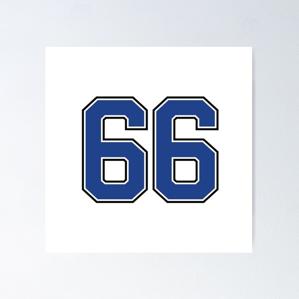Item preview, Number 66 lucky sports jersey sixty six designed and sold by HeavyStyle.