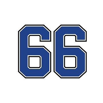 Number 66 lucky sports jersey sixty six