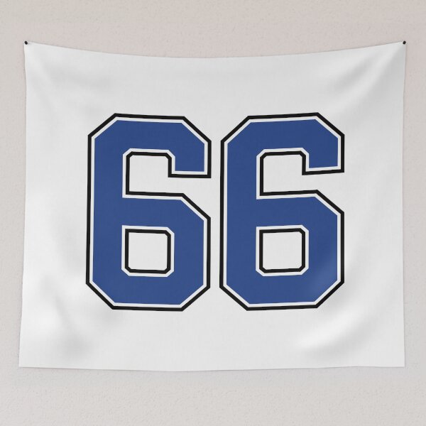 Item preview, Number 66 lucky sports jersey sixty six designed and sold by HeavyStyle.
