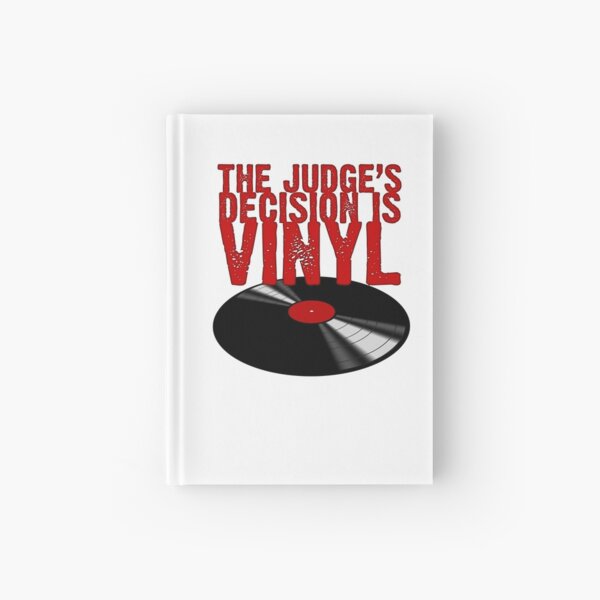 The Judge’s Decision is Vinyl Hardcover Journal