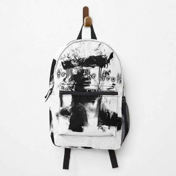 Item preview, TELL THE TRUTH AND RUN... Painting black / Cool and Funny quotes designed and sold by DRK7DSGN.