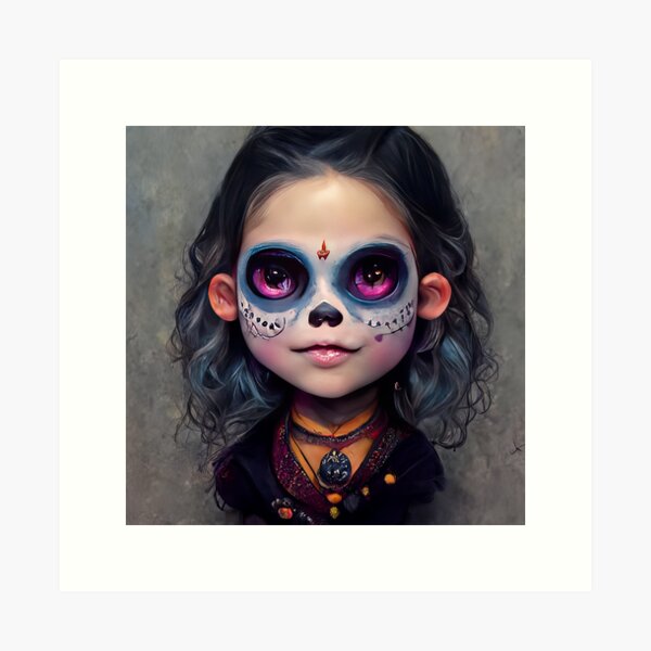 Item preview, Cute Halloween pixie pumpkin girl Abstract digital wall art poster or iPhone case: designed and sold by DigitalDreamArt.