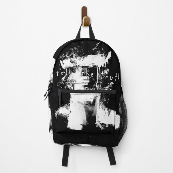 Item preview, TELL THE TRUTH AND RUN... Painting white / Cool and Funny quotes designed and sold by DRK7DSGN.