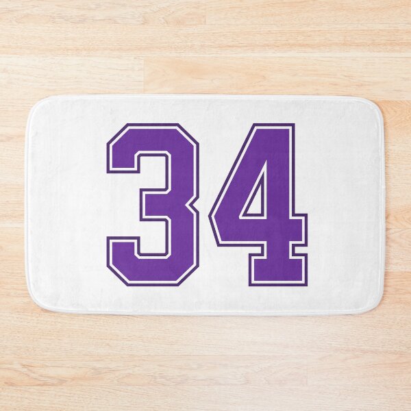 Item preview, Purple Number 34 lucky sports jersey thirty four designed and sold by HeavyStyle.