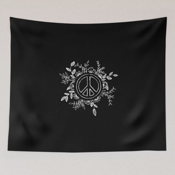 Item preview, Peace sign with flowers | peace icon designed and sold by badbug.