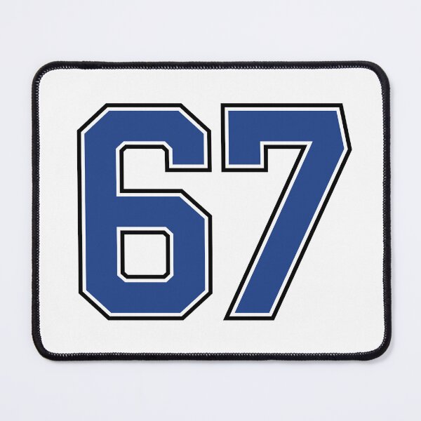 Item preview, Number 67 lucky sports jersey sixty seven designed and sold by HeavyStyle.
