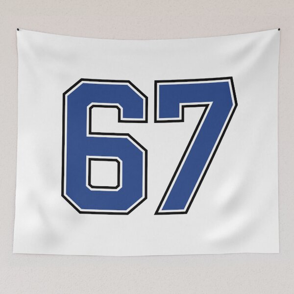 Item preview, Number 67 lucky sports jersey sixty seven designed and sold by HeavyStyle.