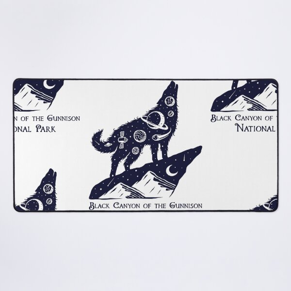 Item preview, Black Canyon Of The Gunnison National Park Space Wolf designed and sold by JordanHolmes.