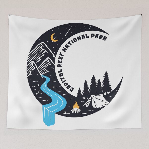 Item preview, Capitol Reef National Park Moon Camp designed and sold by JordanHolmes.