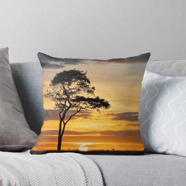 Item preview, Lone beech tree against a beautiful sunset, Roundway hill, Devizes designed and sold by Victoria Ashman.