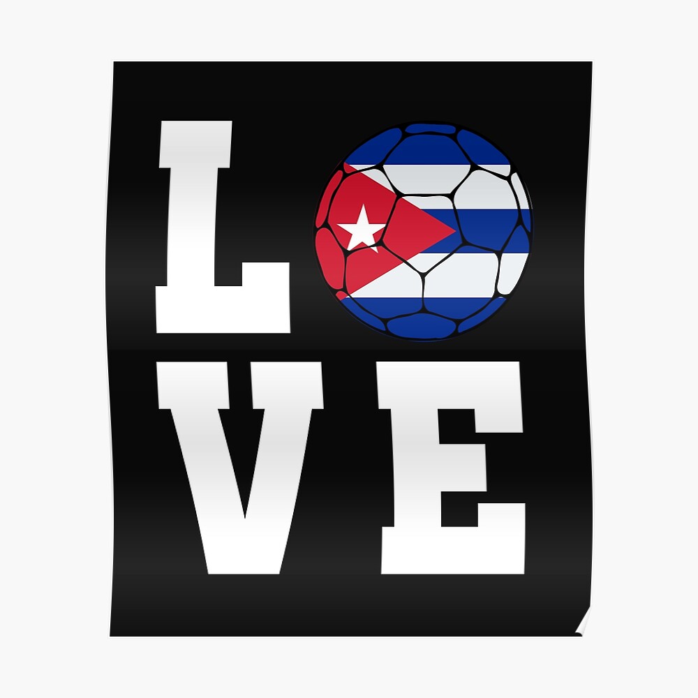 Cuba Football Sticker for Sale by Footballomatic