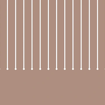 Vorschaubild zum Design Mid-tone Brown White Minimal Modern Stripe Polka Dot Pattern Pairs 2023 COTY Redend Point SW 9081 von ColorOfTheYears