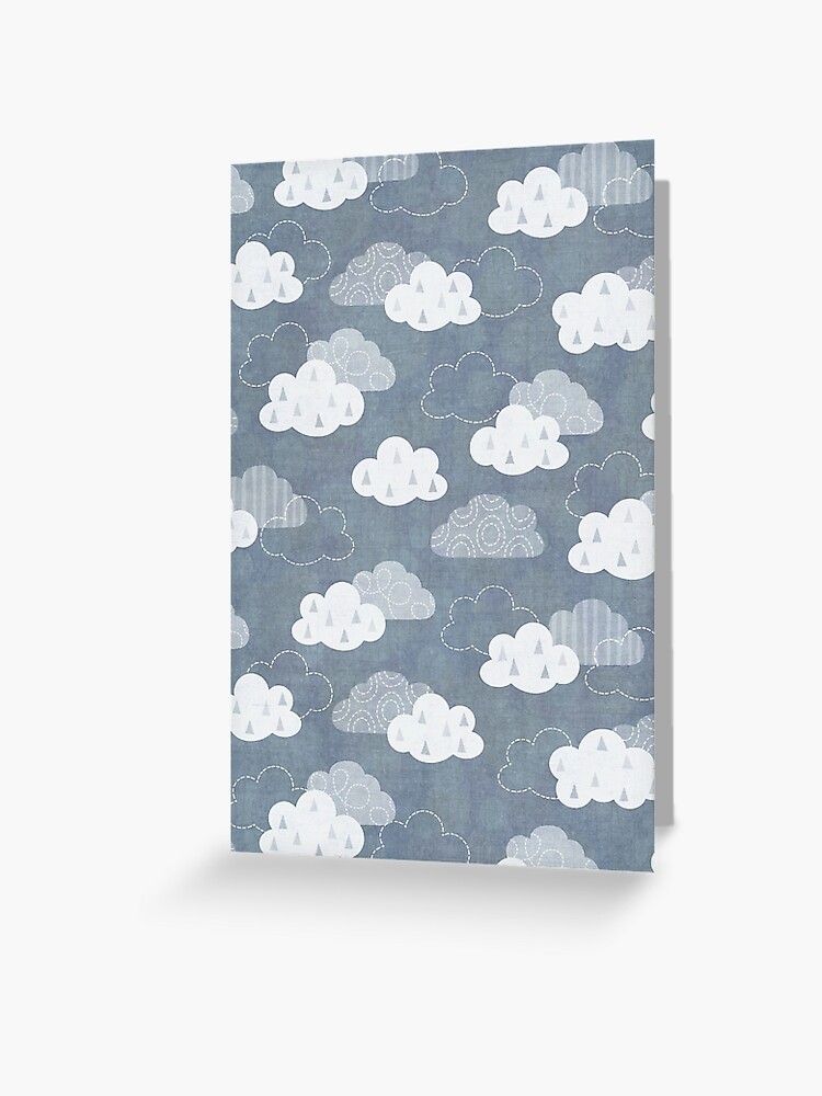 Thumbnail 1 of 2, Greeting Card, Rain Clouds designed and sold by daisy-beatrice.