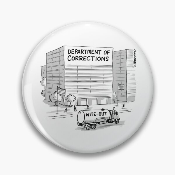Item preview, Department of Corrections gets truckload of wite-out delivery designed and sold by goddardcartoons.
