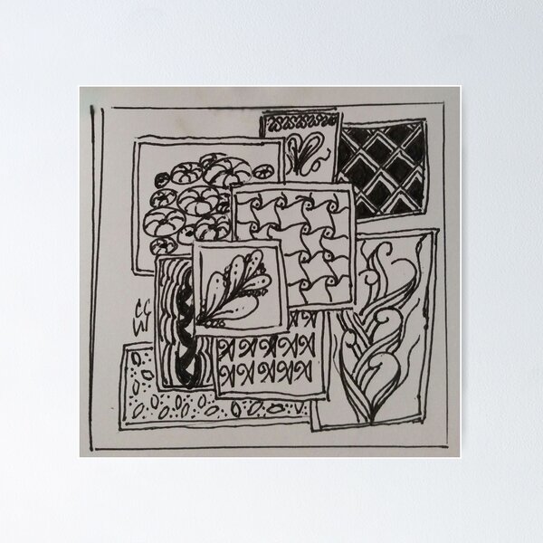Item preview, Zentangle 33 designed and sold by CCWillow.