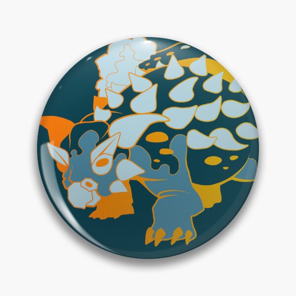 Item preview, Ankylosaurus Dinosaur | Blue Prehistoric Fossil Club Tail | Before Time Cartoon Cute Prehistory Paleoart  designed and sold by itsstrangetimes.