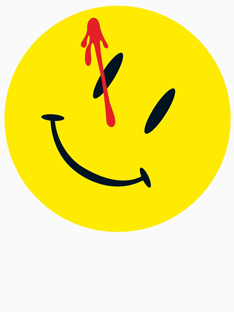 watchmen smiley t shirt