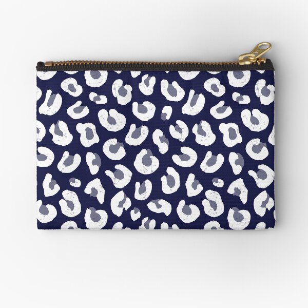 Item preview, Leopard Print - Navy Blue and White  designed and sold by Daisy Beatrice.