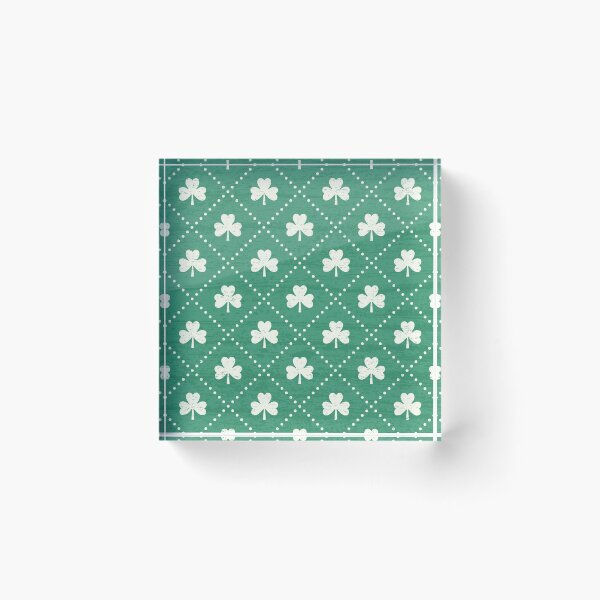 Item preview, Shamrock On! - Emerald Green Background designed and sold by Daisy Beatrice.