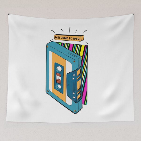 Item preview, Welcome To 1980s 80s Cassette Tape 1980s Retro Vintage Throwback Music designed and sold by Crazy Trendy Designs.