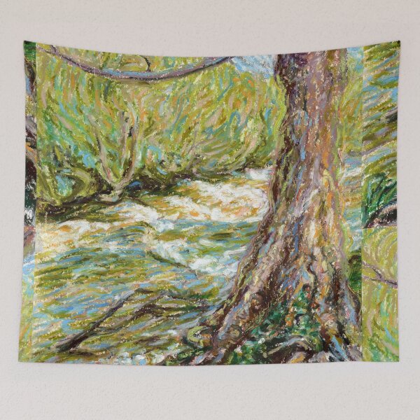 Item preview, River Hafren (Severn) in September designed and sold by Linandara.