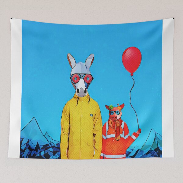 Item preview, Donky and piggy going to the party designed and sold by jblittlemonsters.