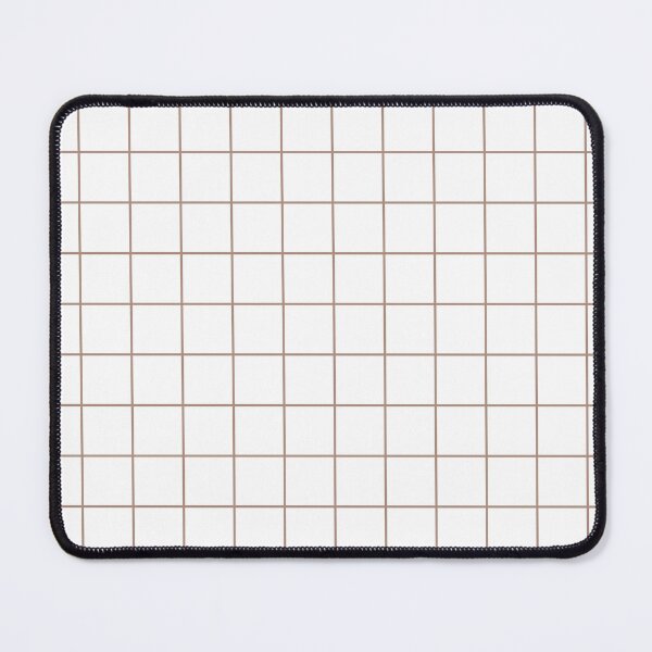 Artikelvorschau, Mid-tone Brown White Tile Grid Pattern Pairs 2023 COTY Redend Point SW 9081 entworfen und verkauft von ColorOfTheYears.