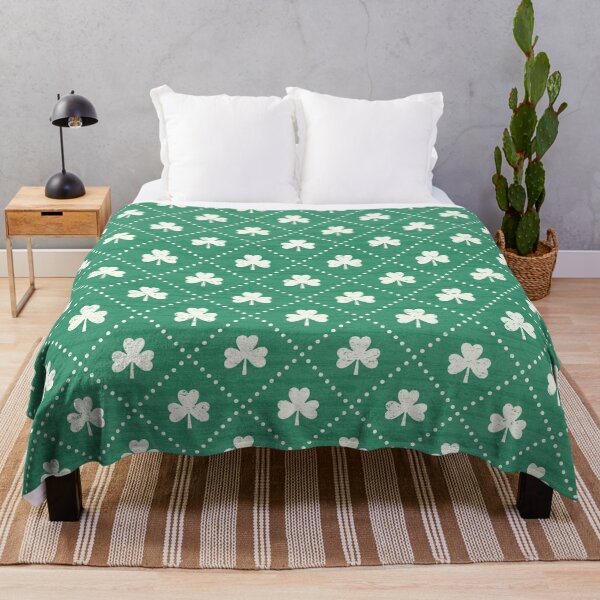 Item preview, Shamrock On! - Emerald Green Background designed and sold by Daisy Beatrice.