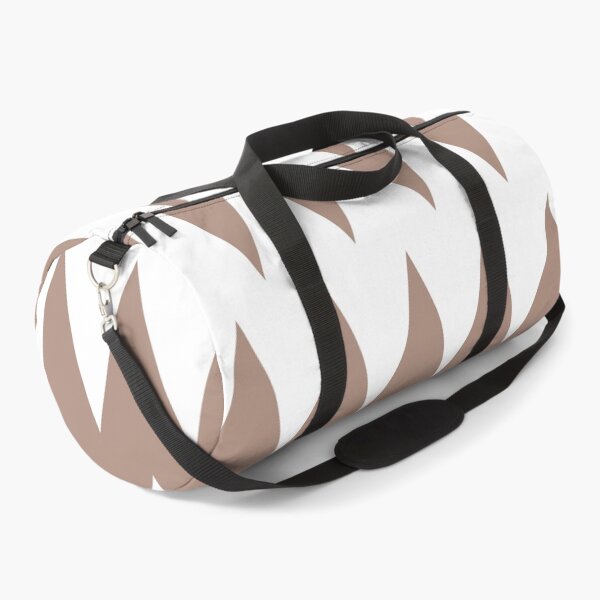 Item preview, Mid-tone Brown White Zigzag Rippled Horizontal Stripe Pattern Pairs 2023 COTY Redend Point SW 9081 designed and sold by ColorOfTheYears.