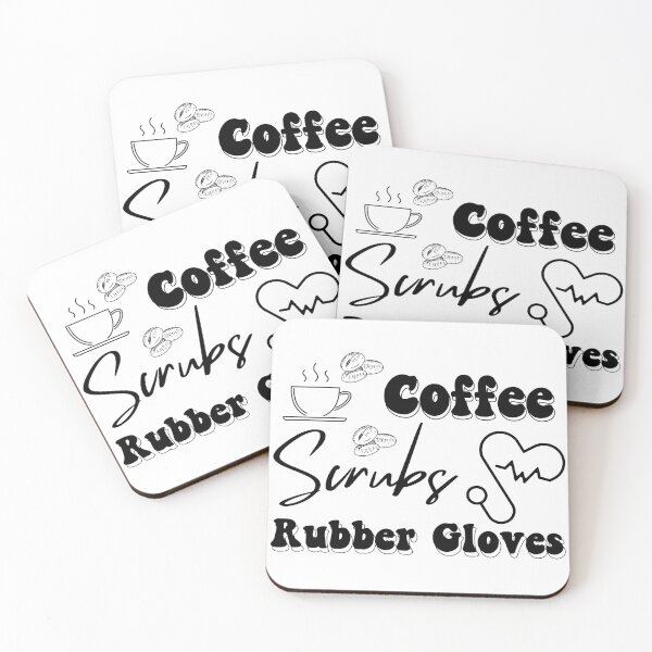 Item preview, Coffee Scrubs Rubber Gloves - Medical  designed and sold by justie1977.