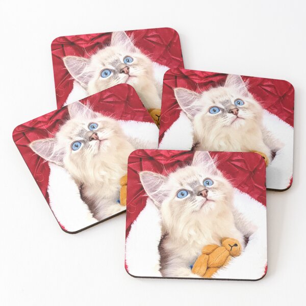Item preview, Christmas ragdoll kitten designed and sold by Fluffycat2020.