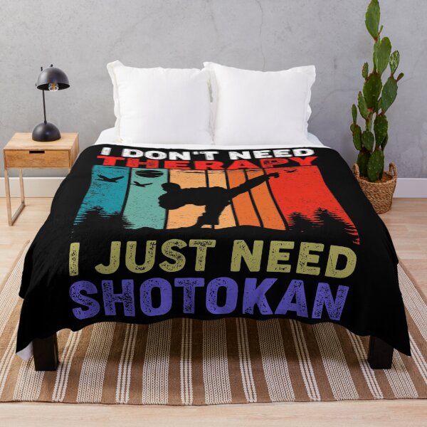Item preview, I Don't Need Therapy, I Just Need Shotokan! Funny Vintage Sunset, Karate Instructor Design. Japanese Martial Art Design For A Karate Lover designed and sold by TheKarateStore.