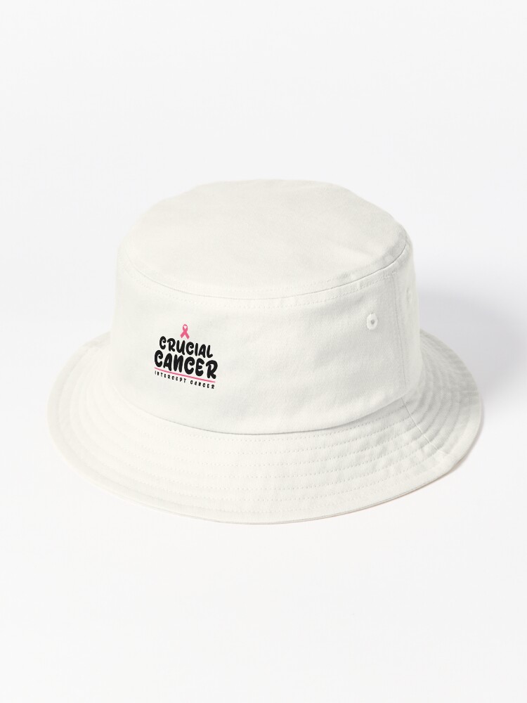 Crucial Catch Cancer Intercept Bucket Hat for Sale by Cozy-space