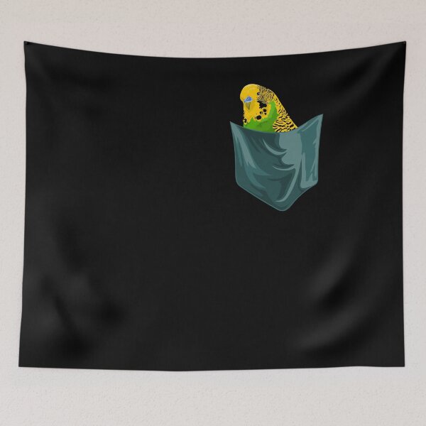 Item preview, Budgie in Pocket Parakeet gift designed and sold by Ibu83.
