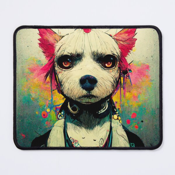 Item preview, dog punk street art designed and sold by keyd-studio.
