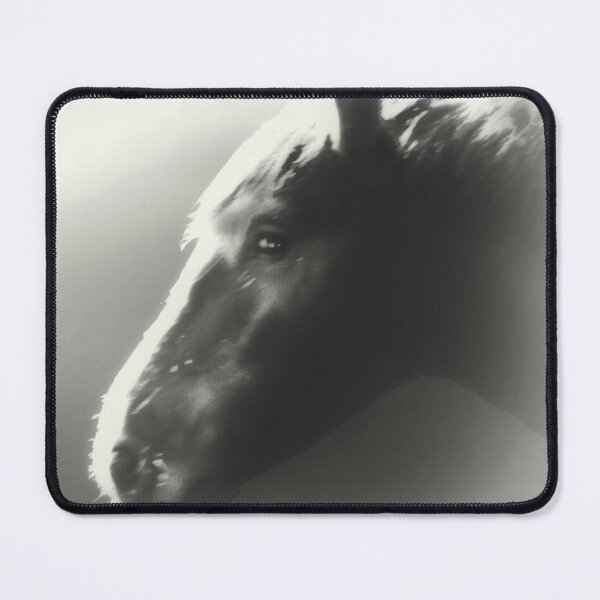 Item preview, horse portrait black and white designed and sold by Francespoppy.