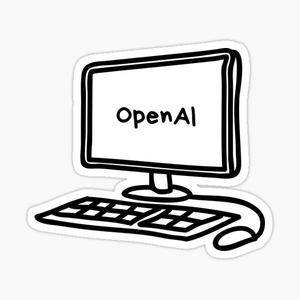 Aperçu de l'œuvre Ordinateur - Openai créée et vendue par CraftwithNadia.