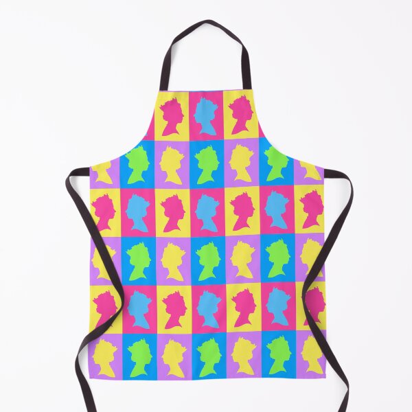 Item preview, Colourful Queen Silhouette Portrait Pattern designed and sold by Adam Regester.