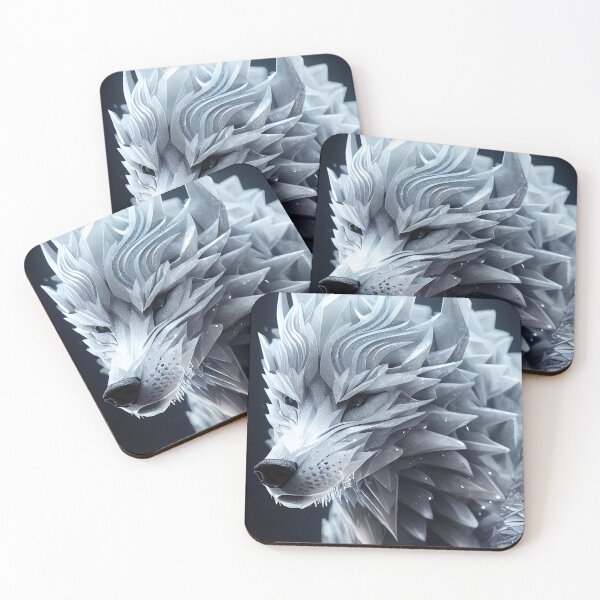 Item preview, Ice wolf designed and sold by AI1artist.