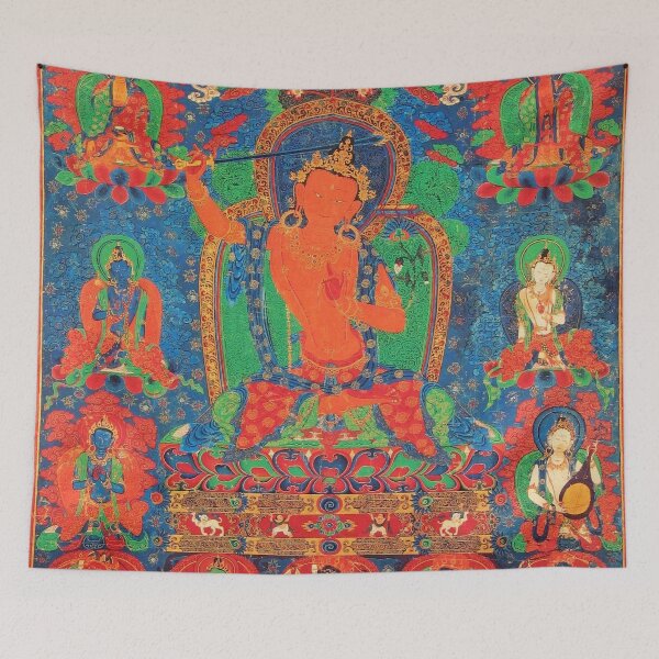 Item preview, Mandala 138 Manjushri Bodhisattva Buddhist Deity Arapachana designed and sold by GuyBlank.
