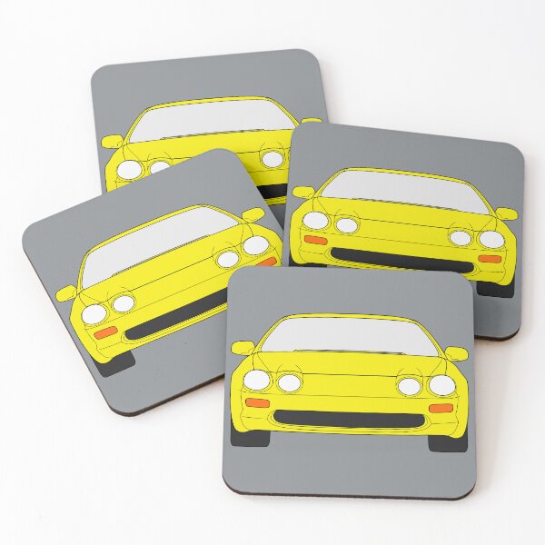 Item preview, Toyota Celica T200 solar yellow color designed and sold by EdimDesign.