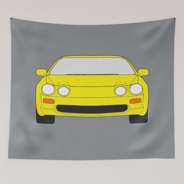 Item preview, Toyota Celica T200 solar yellow color designed and sold by EdimDesign.