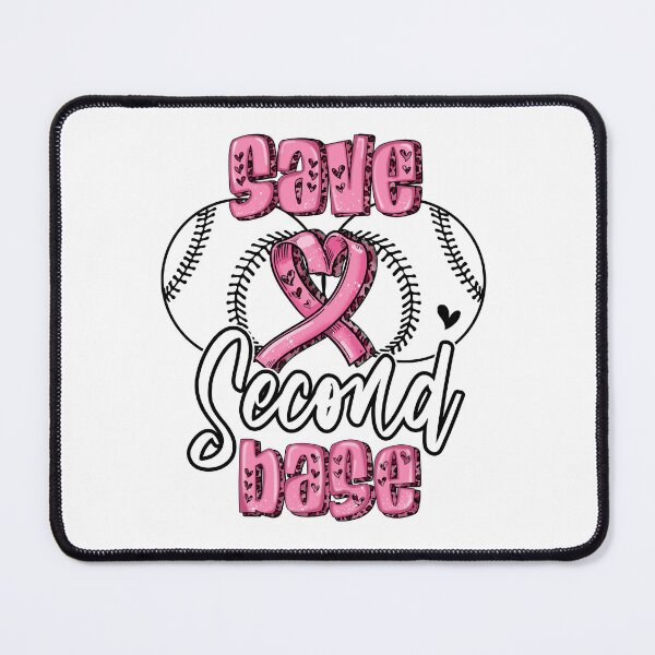 Item preview, Save Second Base Shirt, Breast Cancer Awareness, Cancer Survivors, Softball Pink Ribbon Shirt,Wife Mom Fighter Gift, Baseball Softball Lover designed and sold by NgocCong.