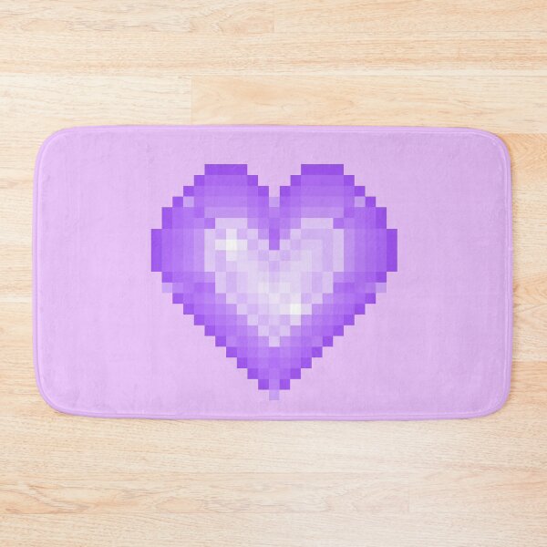 Item preview, violet pixel heart jewel designed and sold by autumnalmanac.