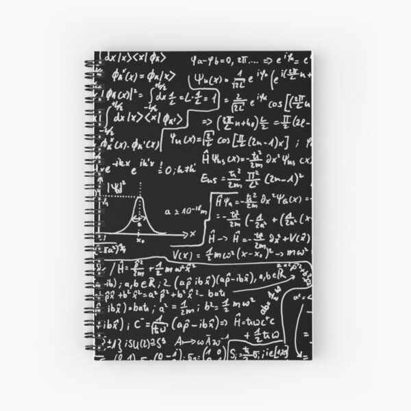 Math Notebook, Mathematics is the cheapest science Spiral