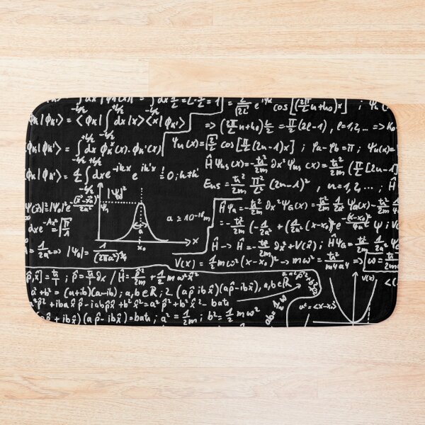 Item preview, Quantum physics formula, mathematics, science, math, quantum physics pattern designed and sold by Gymmer-Life.