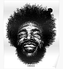 Scribbled Drummer Poster